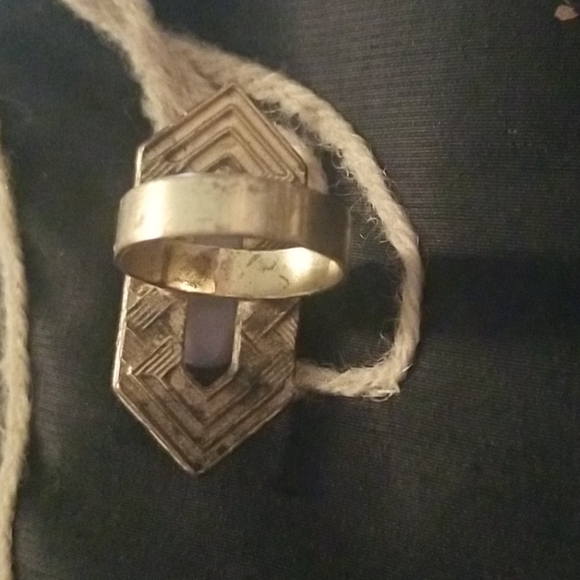 Bundle distressed stone rings Lavendar & Camel - Picture 4 of 5